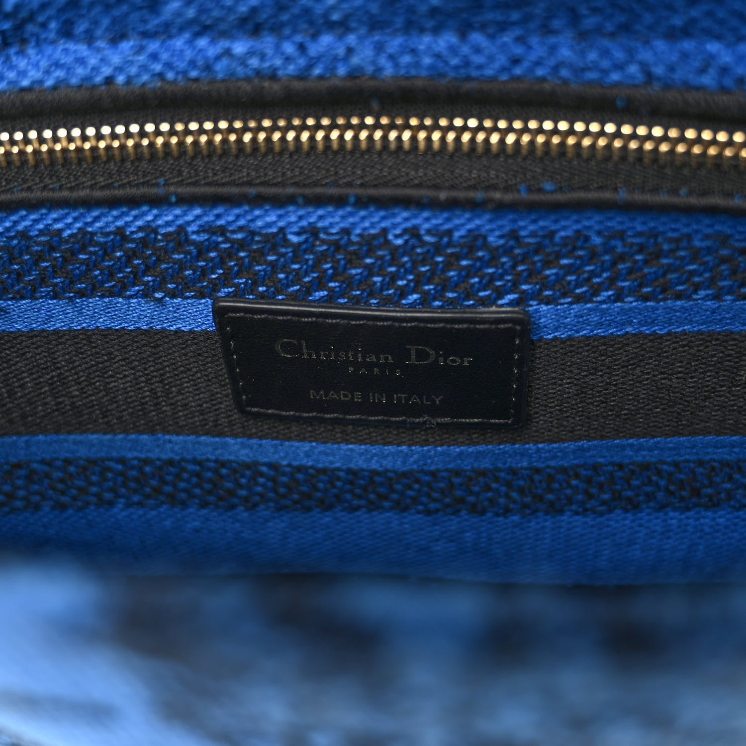 Christian Dior Canvas Toile de Jouy Zodiac Embroidered Medium Lady D-Lite Blue 6 of 11