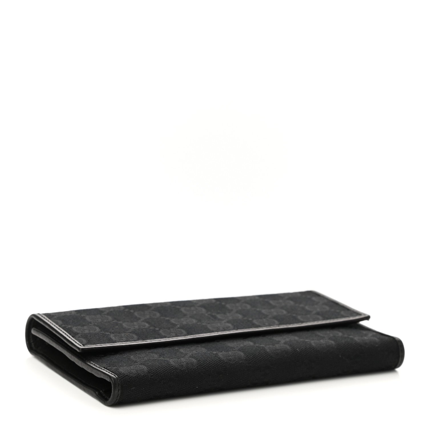 Gucci Monogram Continental Flap Wallet Black 4 of 8