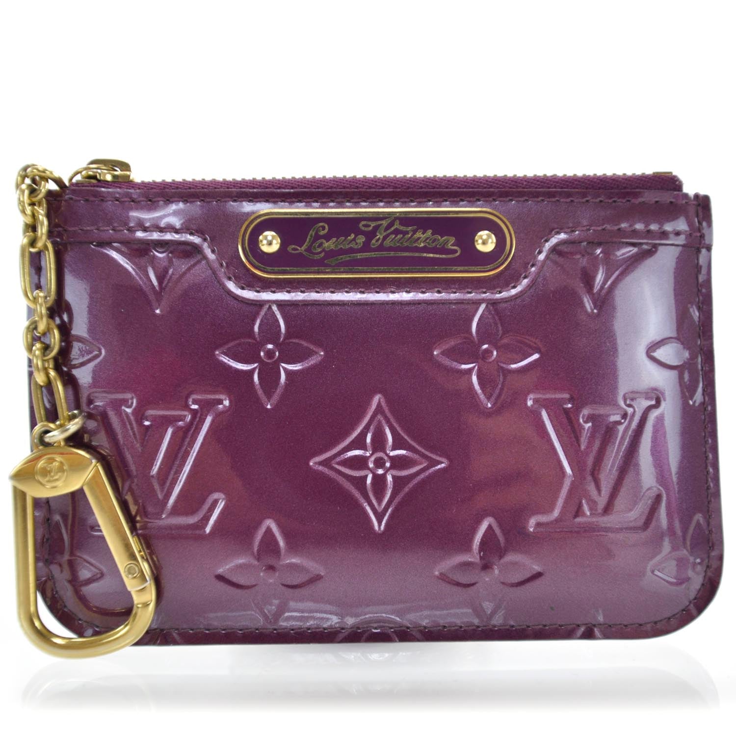 Louis Vuitton Vernis Key Pouch Violet 1 of 8