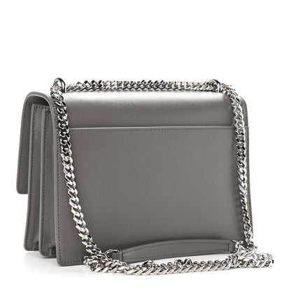 Saint Laurent Calfskin Medium Monogram Sunset Fog 3 of 10