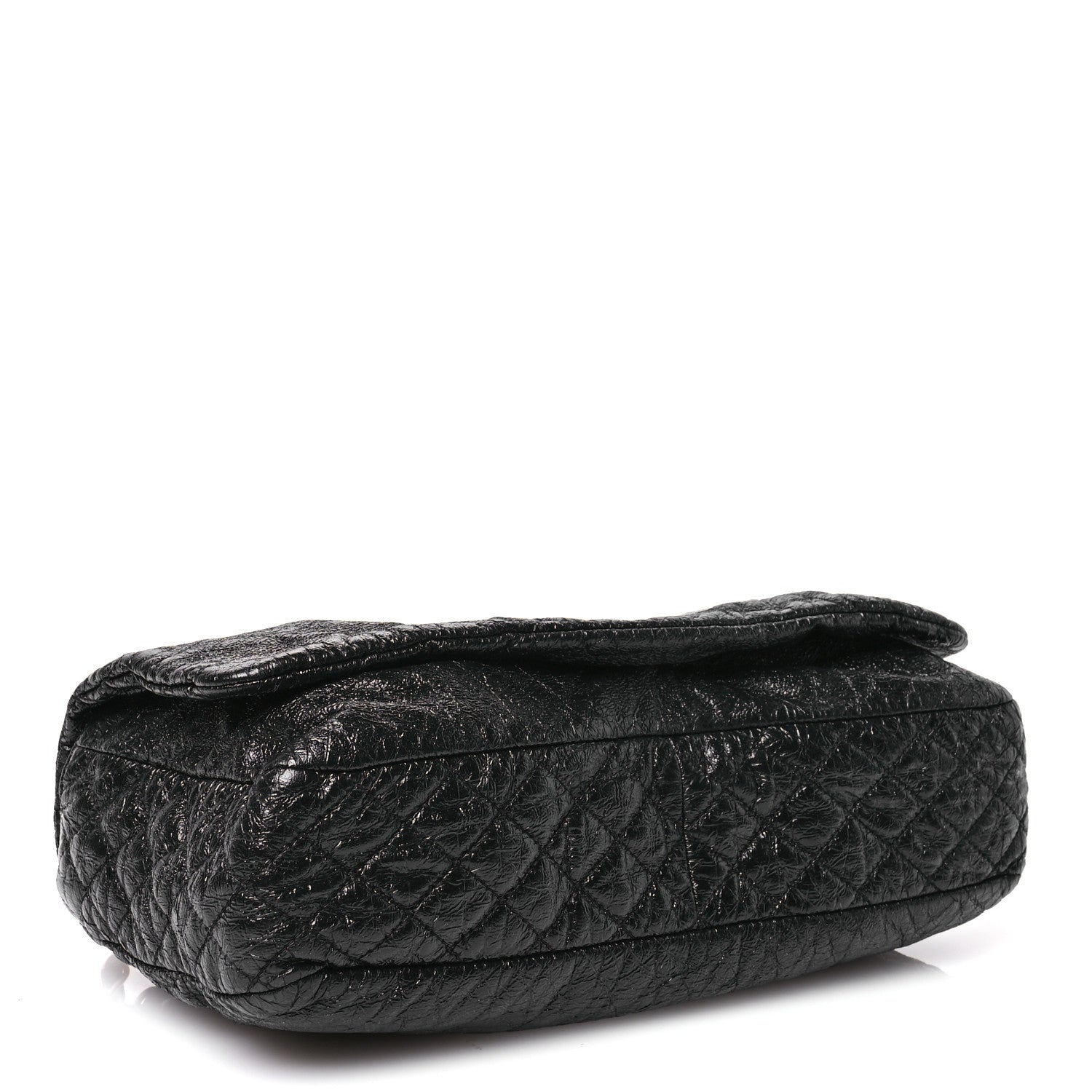 Chanel Vinyl Medium Rock and Chain Flap Black 4 of 12