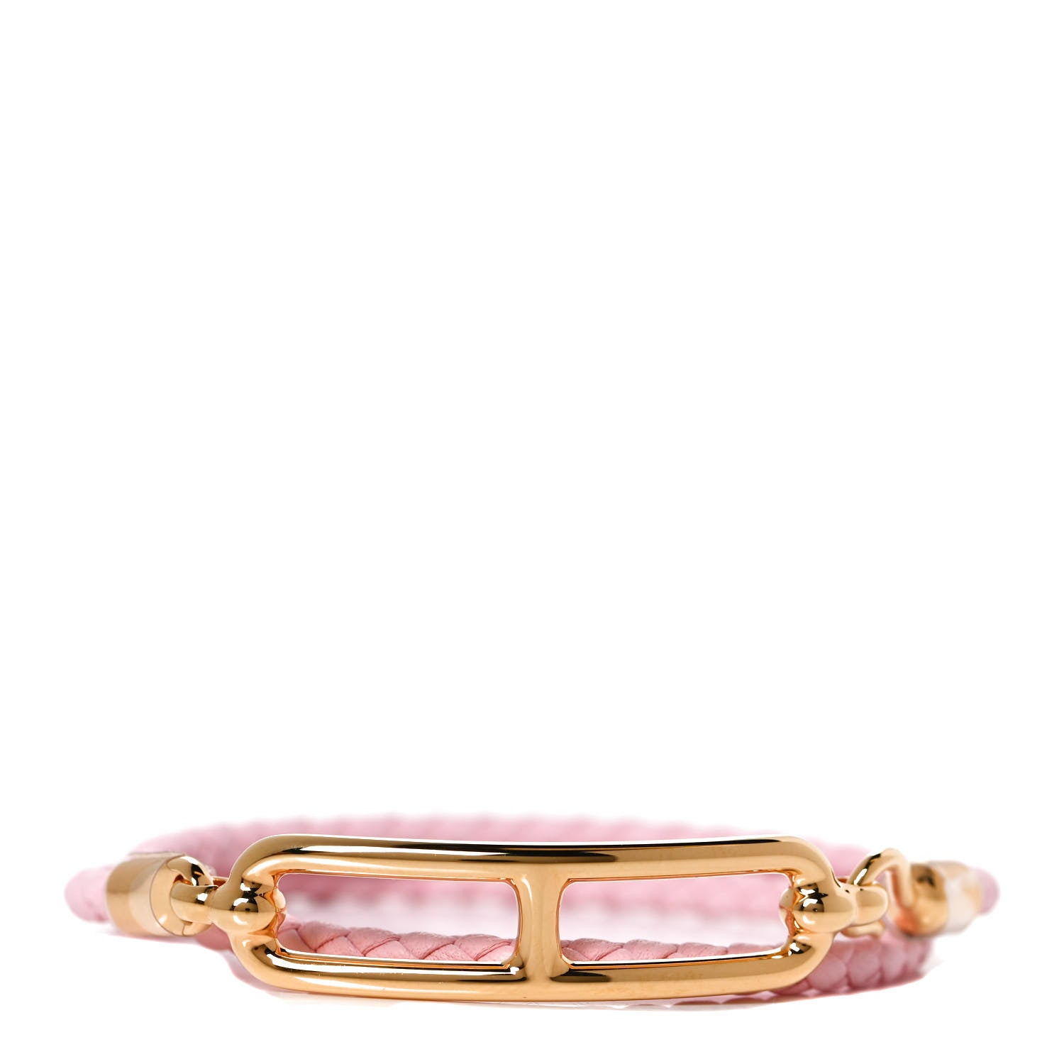 Hermes Swift Roulis Double Tour Bracelet T3 Rose Sakura 1 of 6
