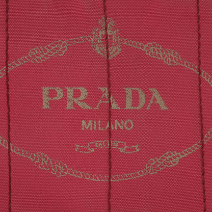 Prada Canapa Small Logo Tote Peonia 8 of 10
