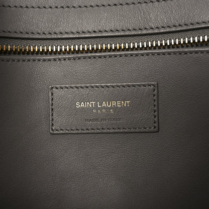 Saint Laurent Calfskin Monogram Baby Cabas Fog 6 of 10