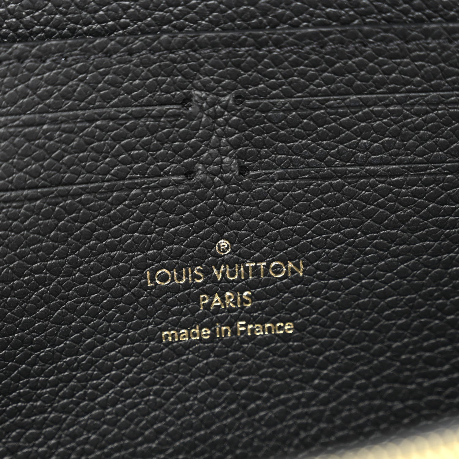 Louis Vuitton Empreinte Clemence Wallet Black 6 of 8