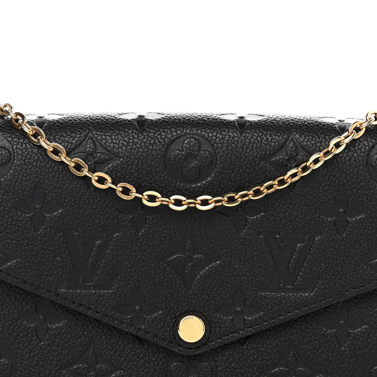 Empreinte Pochette Felicie Chain Wallet Black