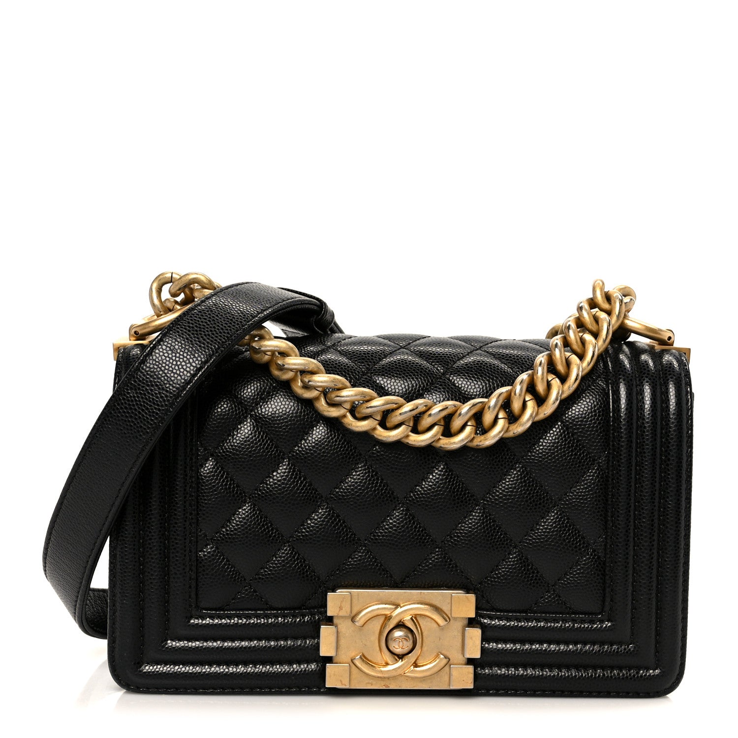 Chanel Caviar Quilted Small Boy Flap Black 1 of 11