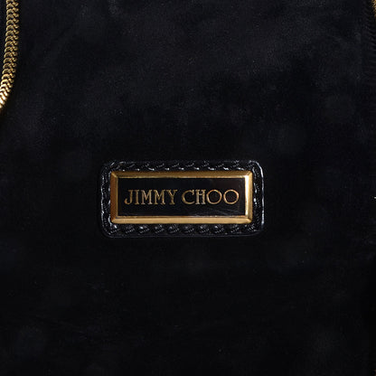 Jimmy Choo Leather Suede Mandah Tote Black 8 of 8