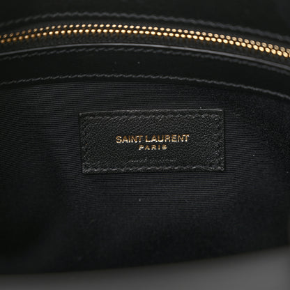 Saint Laurent Calfskin Small Manhattan Shopper Tote Black 6 of 12