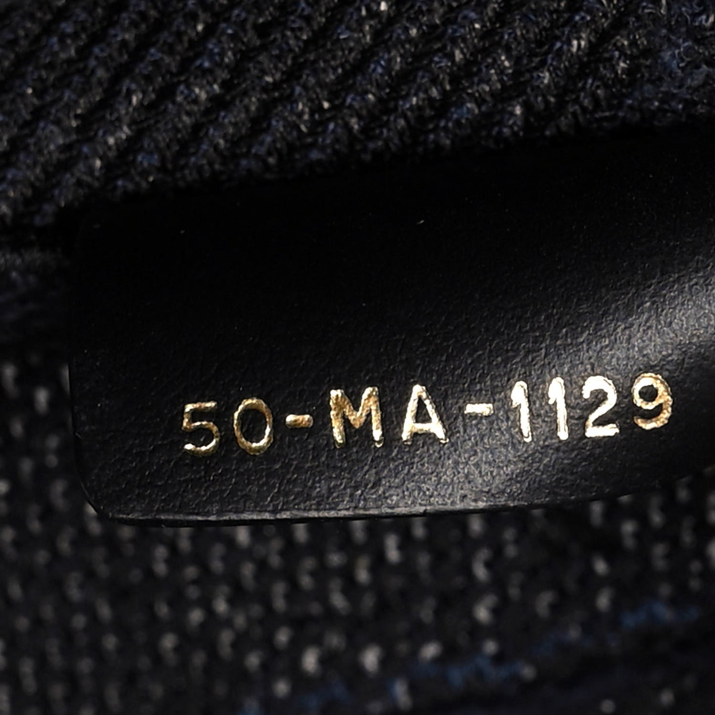 Canvas Embroidered Camouflage Saddle Bag Blue