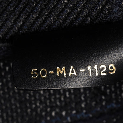 Christian Dior Canvas Embroidered Camouflage Saddle Bag Blue 9 of 11