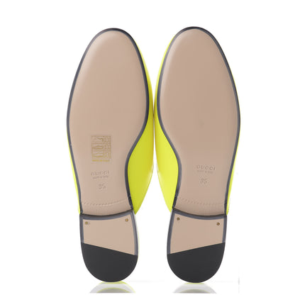 Gucci Calfskin Womens Princetown Slippers 35 Yellow Fluo 6 of 11