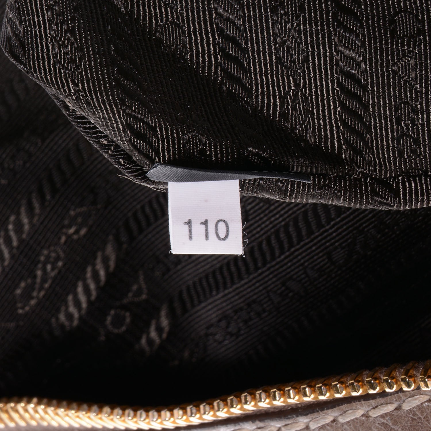 Prada Vitello Shine Pochette Clutch Argilla 9 of 10