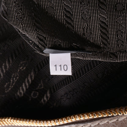 Prada Vitello Shine Pochette Clutch Argilla 9 of 10