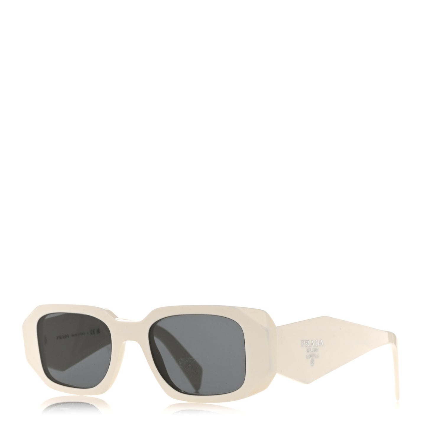 Acetate Symbole Sunglasses SPR 17W White