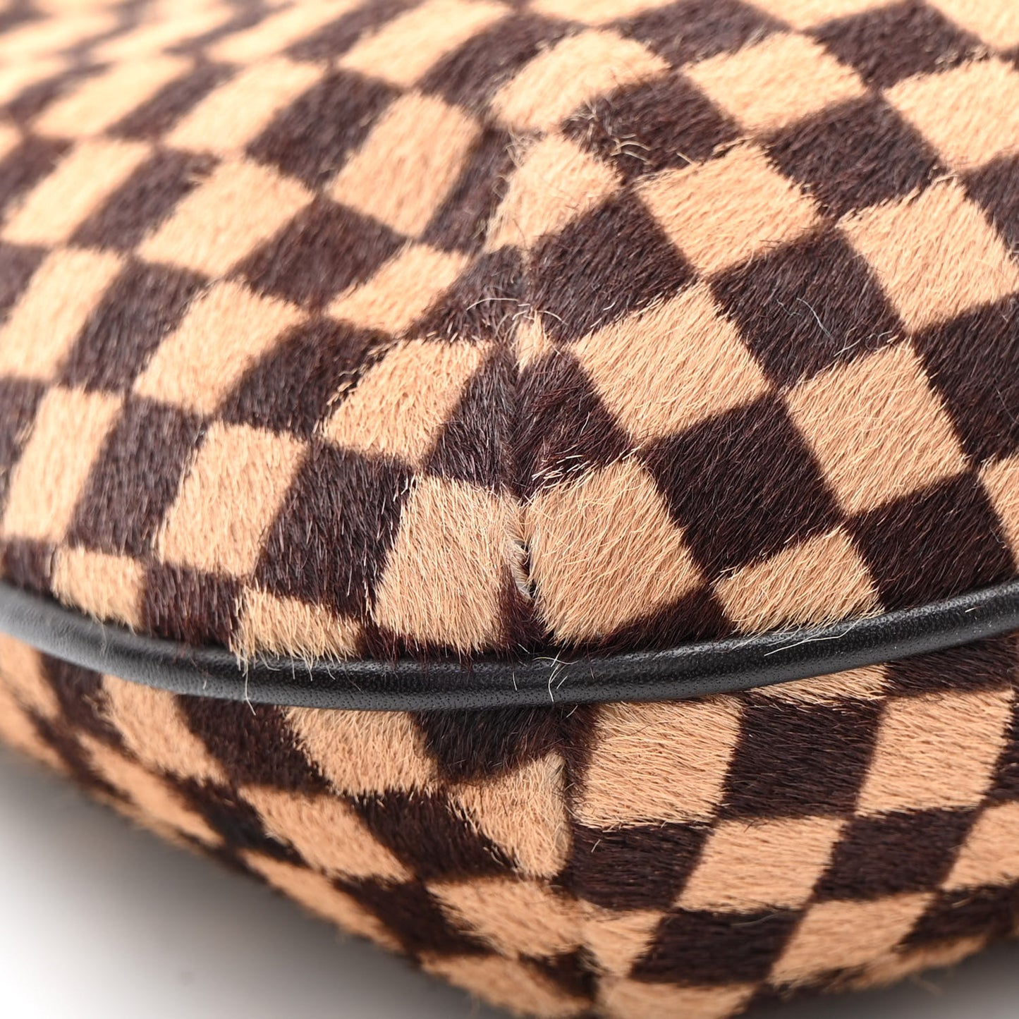 Calf Hair Damier Sauvage Tigre