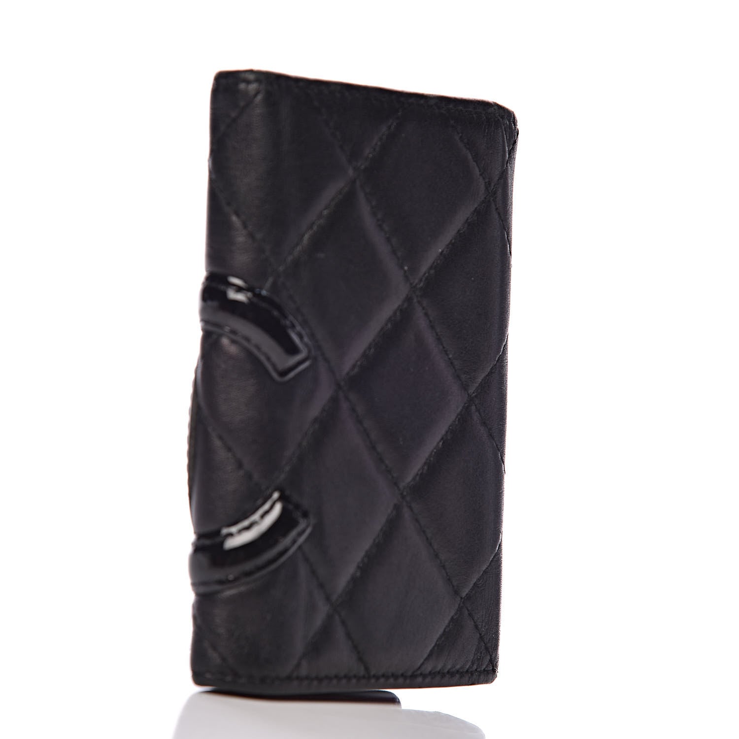 Chanel Calfskin Quilted Cambon 6 Key Holder Black 3 of 16