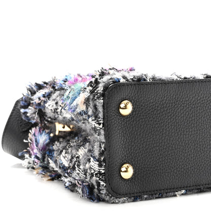 Louis Vuitton Tweed Calfskin Capucines MM Multicolor 8 of 10