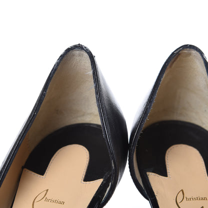 Christian Louboutin Nappa Farfaclou Spike 85 Pumps 37 Black 9 of 14