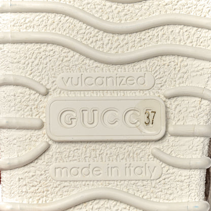 Gucci GG Monogram Horsebit Web Womens Driver Loafers 37 Beige Ebony White 8 of 13