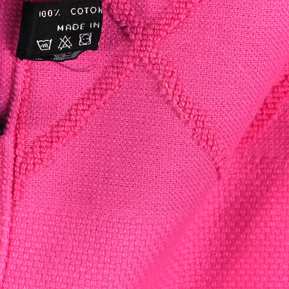 Chanel Terry Cotton CC Bath Towel Dark Pink 5 of 6