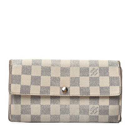 Louis Vuitton Damier Azur Sarah Wallet 1 of 10