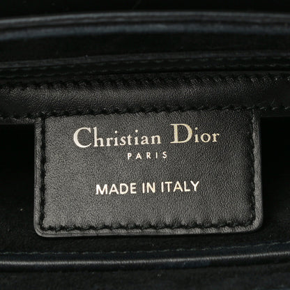 Christian Dior Calfskin Mini D Fence Saddle Bag Black 6 of 16