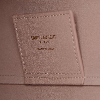 Saint Laurent Calfskin Large Shopping Tote Pale Blush 7 of 8