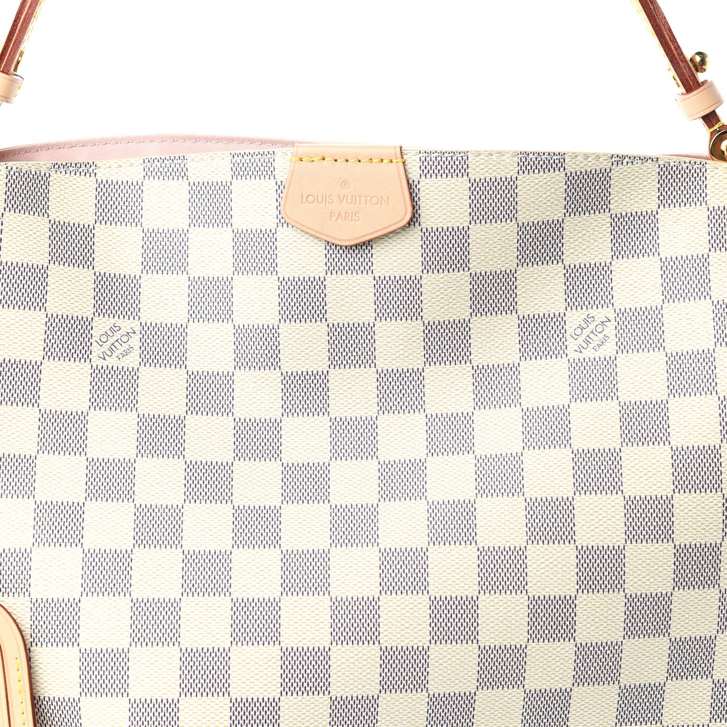 Damier Azur Graceful PM Rose Ballerine