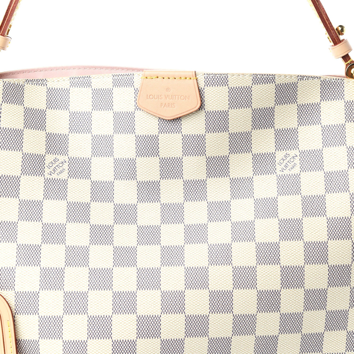 Louis Vuitton Damier Azur Graceful PM Rose Ballerine 9 of 9