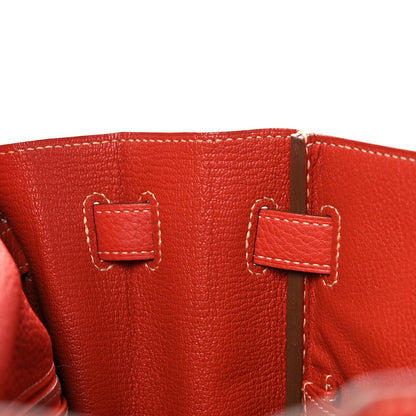 Hermes Togo Kelly Retourne 35 Sanguine 15 of 41