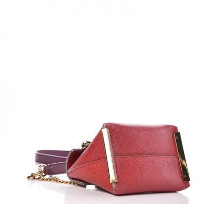 Chloe Calfskin Mini Clare Shoulder Bag Red 4 of 7