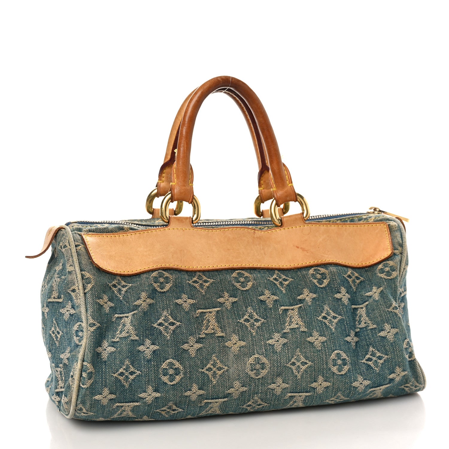 Louis Vuitton Monogram Denim Neo Speedy Blue 3 of 12