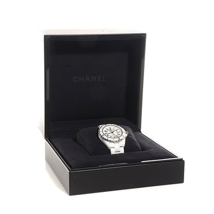 Chanel Stainless Steel Ceramic 38mm J12 Automatic Watch White 7 of 7
