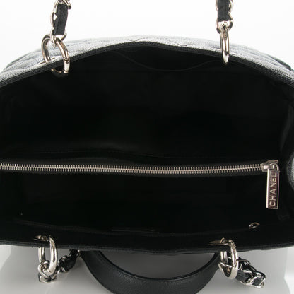 Chanel Caviar Quilted Grand Shopping Tote GST Black 5 of 7