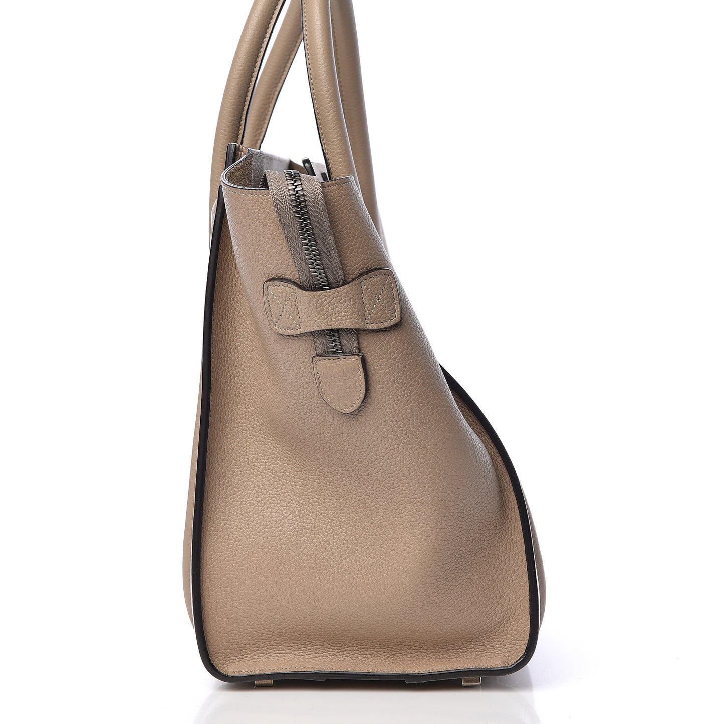 Drummed Calfskin Mini Luggage Dune