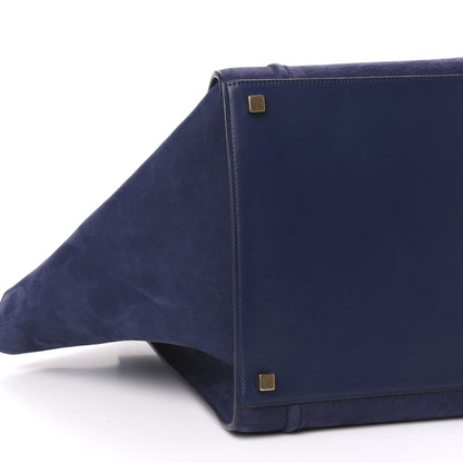 Celine Nubuck Calfskin Medium Phantom Luggage Navy 9 of 11