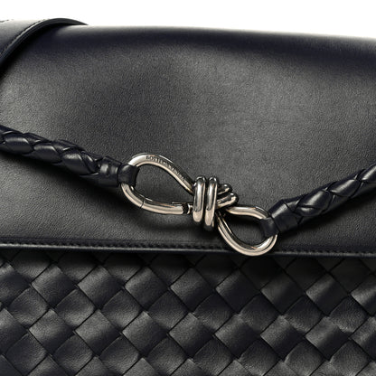 Bottega Veneta Calfskin Intrecciato Small Andiamo Messenger Bag Nocturnal 10 of 12