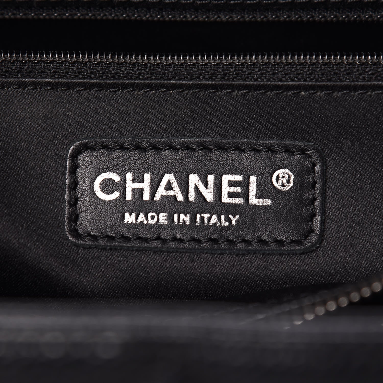 Chanel Caviar Quilted XL Grand Shopping Tote GST Black 6 of 9