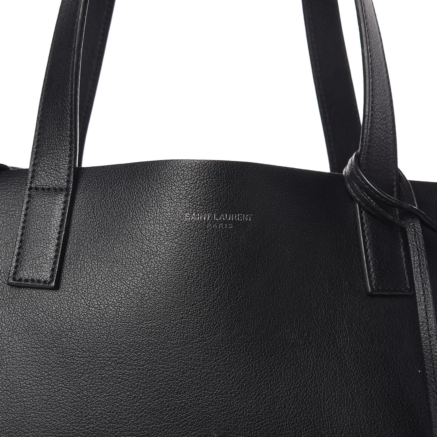 Saint Laurent Calfskin Medium Shopping Tote Black 8 of 17