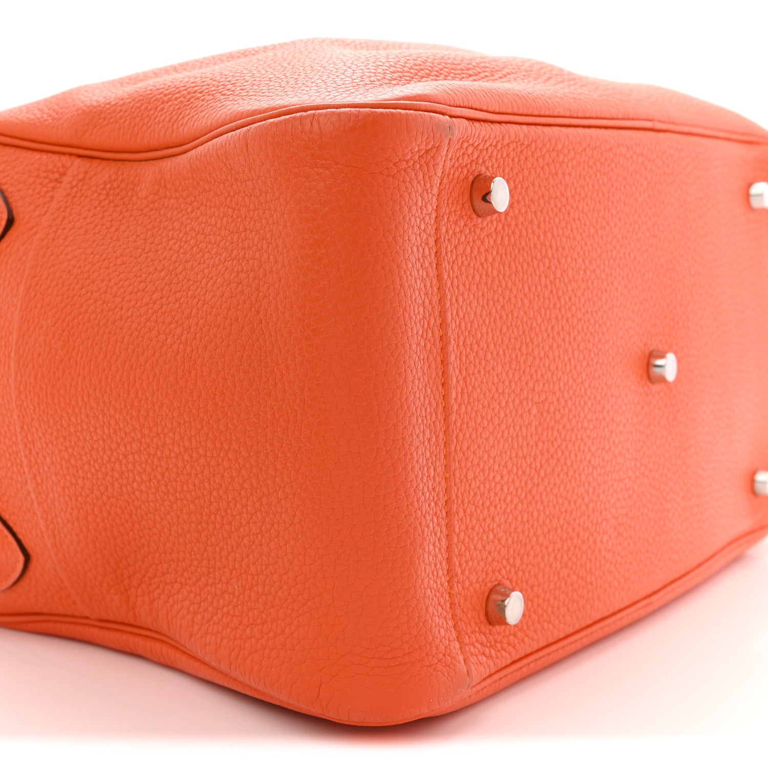 Hermes Taurillon Clemence Lindy 34 Orange 9 of 11