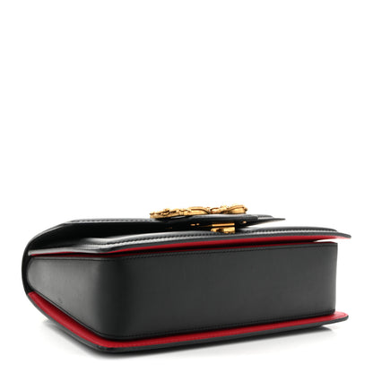 Dolce & Gabbana Smooth Calfskin Small DG Amore Top Handle Bag Black 4 of 9