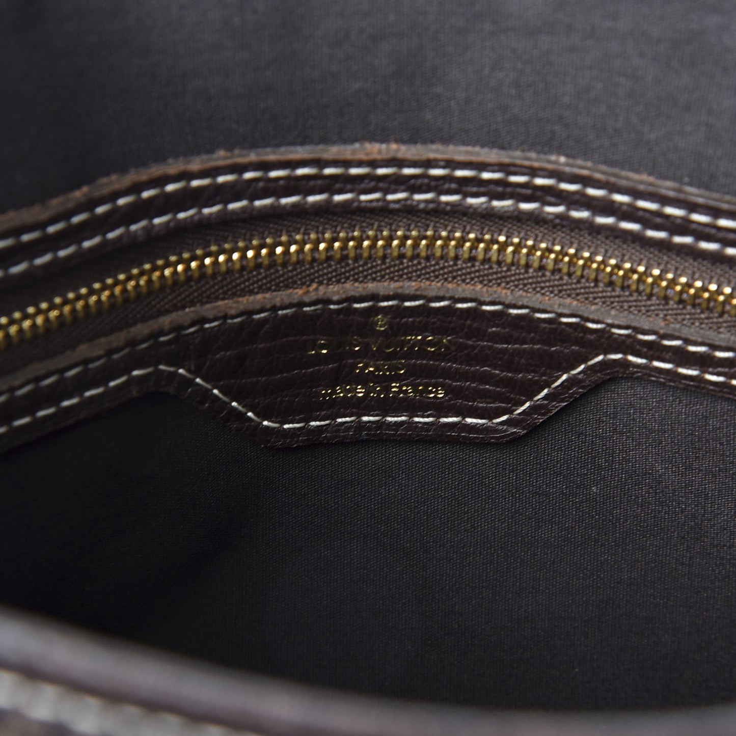 Mini Lin Monogram Bucket Bag Ebene