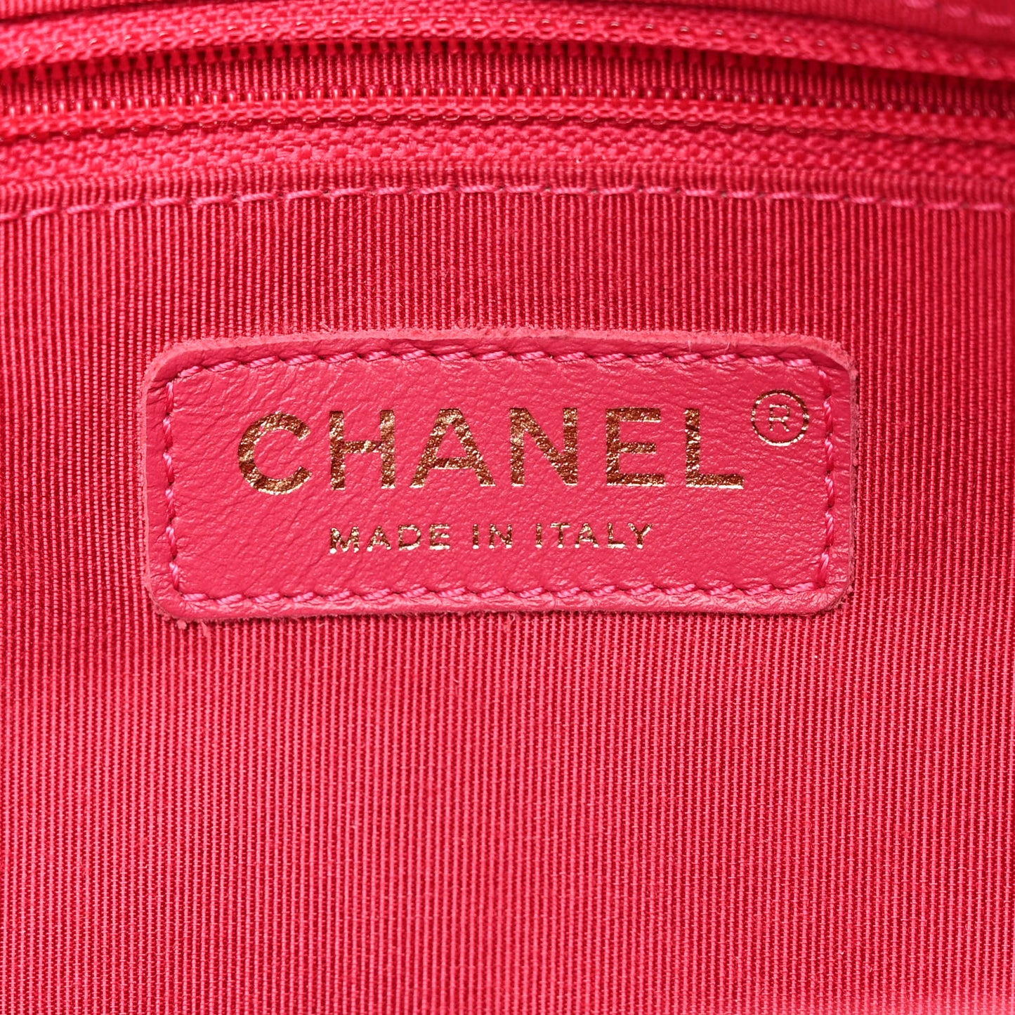 Calfskin Quilted Coco Shelter Bowling Bag Dark Pink Red