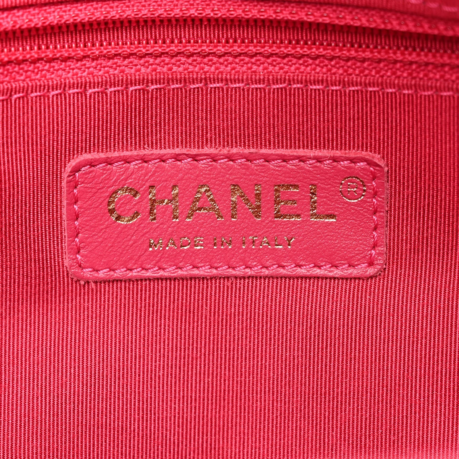 Chanel Calfskin Quilted Coco Shelter Bowling Bag Dark Pink Red 6 of 9