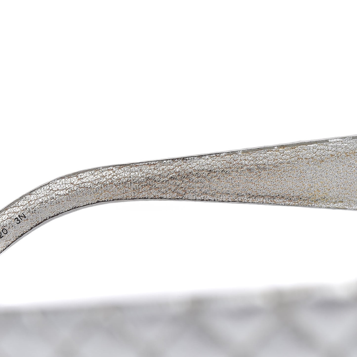 Metallic Quilted CC Sunglasses 4157-Q Silver