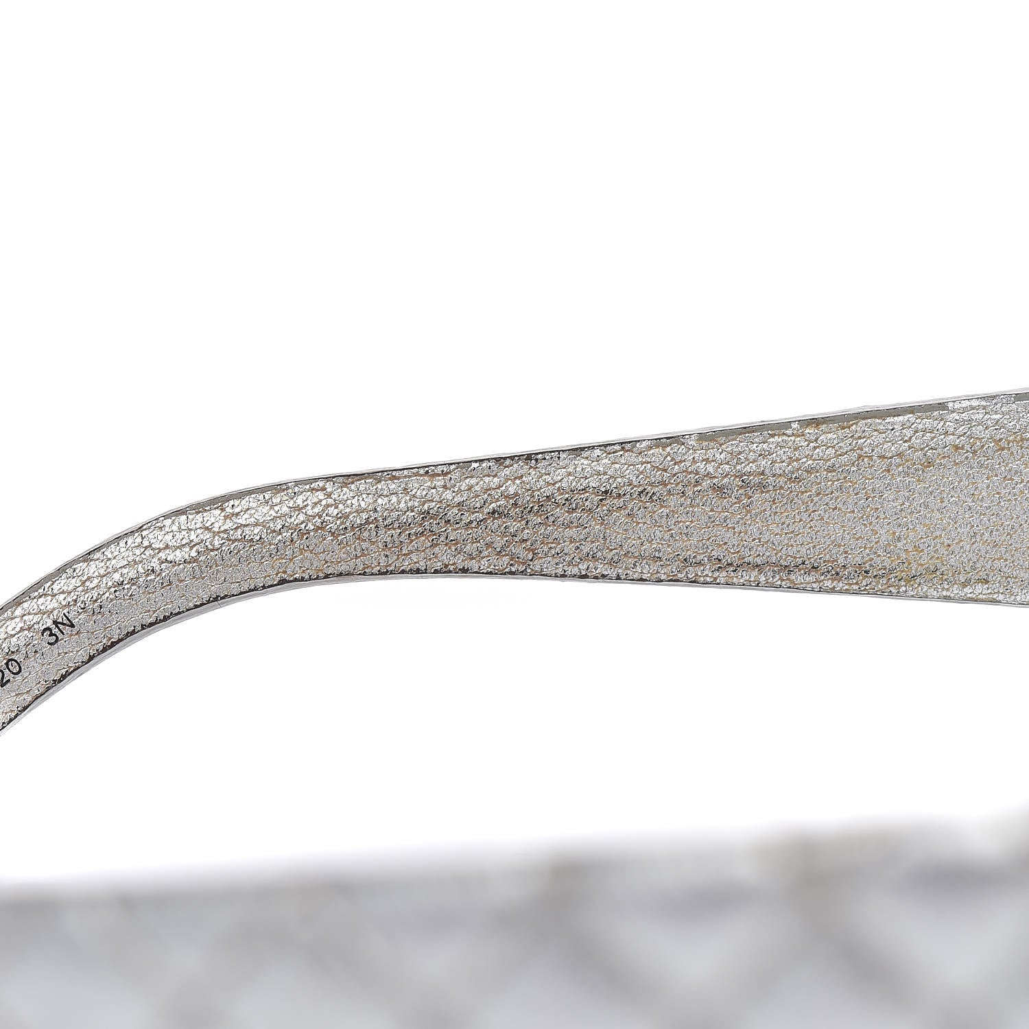 Chanel Metallic Quilted CC Sunglasses 4157-Q Silver 9 of 10