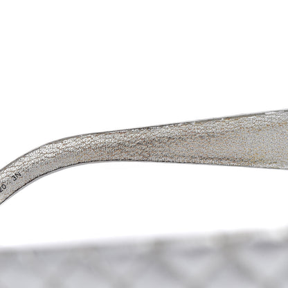 Chanel Metallic Quilted CC Sunglasses 4157-Q Silver 9 of 10