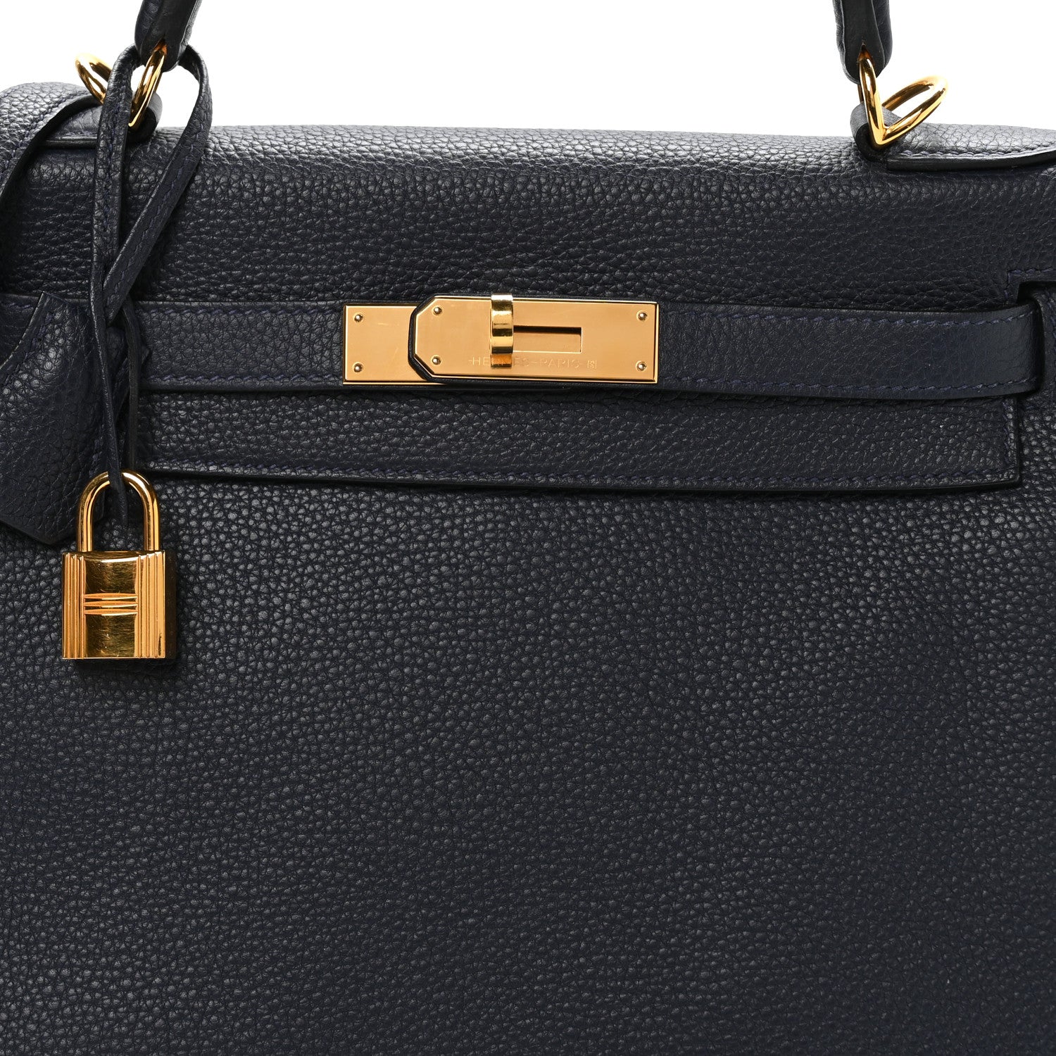 Hermes Togo Kelly Retourne 28 Bleu Nuit 8 of 10