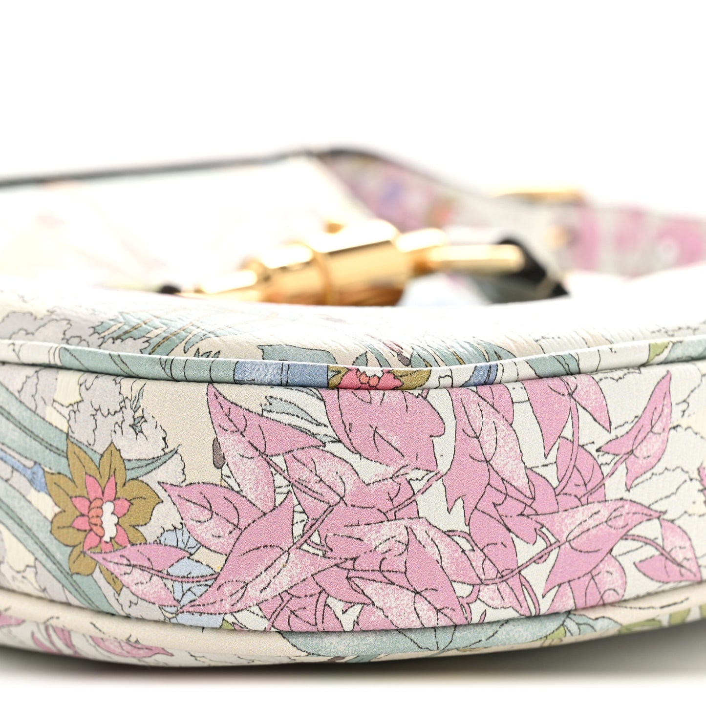 New Shangai Calfskin Tiger Savanah Small Jackie 1961 Hobo Chalky White Multicolor